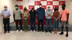 Visita a Ourense del diputado Luc Andr� Diouf
