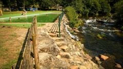 A rea recreativa da Carixa ofrece diversin para todos os pblicos nun espazo de lecer donde facer deporte, refrescarse e gozar das vistas