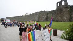 Foto de archivo de una marcha por el Día Internacional del Orgullo en Lugo.