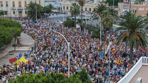 Concentraci�n en Melilla en apoyo a Ceuta