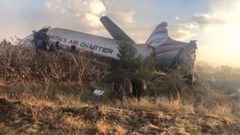 Graba en vdeo el accidente del avin en el que viajaba