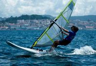 Ant�n Portela est� compitiendo a un gran nivel, pese a que lleva poco tiempo en windsurf.