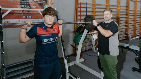 Javier Cid Gonzlez entrena a las rdenes de su padre, Javier Cid Vzquez.