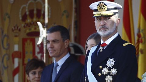 Pedro Snchez y el rey Felipe VI