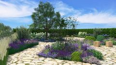 Imagen de los jardines del Mes�n de Pastoriza, que reabre como Rinc�n de Pastoriza. 