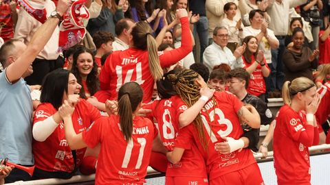 Final de la Copa Galicia 2026 entre Poio Pescamar y Castro Bloques Cando disputada en Pontevedra