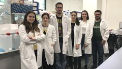 El equipo del IDIS liderado por Manuel Collado, a la derecha, que ha probado el f�rmaco