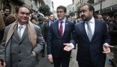 Cu��a se quejar� a Feijoo y a Rueda del comportamiento del PP de Lal�n sobre la figura de su padre. 