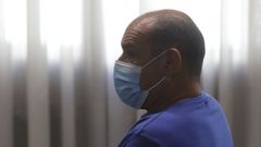 El acusado, durante el juicio celebrado en la Audiencia Provincial de Ourense