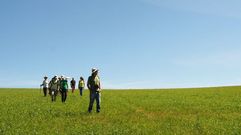 Uno de los diez recorridos organizados por el 25 aniversario de la asociacin Serra do Courel