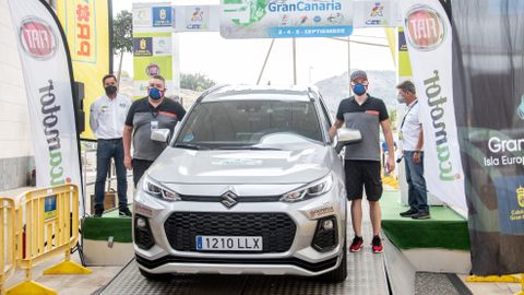 El piloto asturiano Hugo Velasco en el Campeonato de Espa�a de Energ�as Alternativas