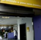 Entrada a la zona de quir�fanos del hospital.