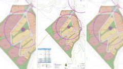 Plano del nuevo pol�gono industrial de Ribeira
