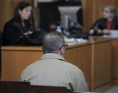 El acusado, durante el juicio en la Audiencia Provincial. 