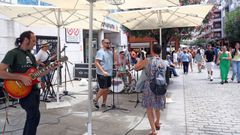 Imagen de archivo de The Cuncas durante una actuacin el pasado verano.