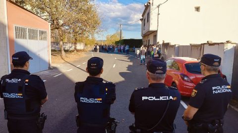 A diferencia de la anterior protesta, que había sido convocada por Vox, en esta el dispositivo policial fue mucho más reducido