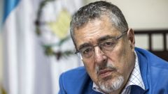 Bernardo Ar�valo de Le�n, l�der del partido Movimiento Semilla, que qued� segundo en las elecciones presidenciales celebradas el 25 de junio del 2023 en Guatemala