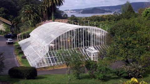 Invernadero y jardines del Pazo de Lourizán