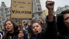 Protestas en Asturias por la sentencia de la Manada