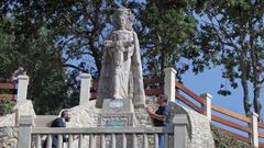 O reencontro m�is agardado de Rianxo: a Virxe de Asorey volve lucir no alto de Tanxil