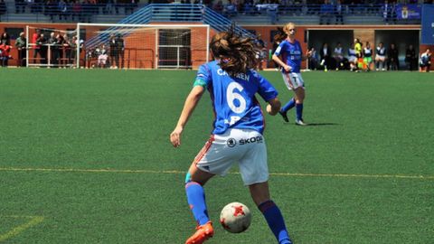 Carmen Fern�ndez en un partido de esta temporada