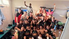 Los boiristas celebraron el pase a la final ya en el vestuario.
