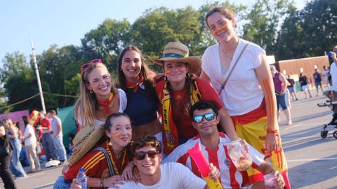 La final de la Eurocopa entre Espa�a e Inglaterra en Gij�n