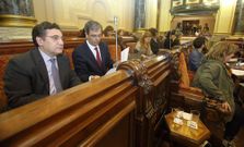 Dapena en el pleno municipal de A Coru�a 