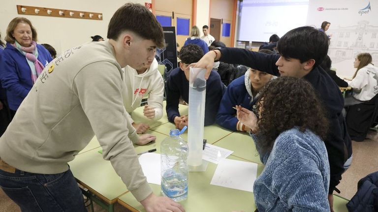 Uno de los talleres�organizados por la EPEF con motivo del D�a de la Ingenier�a, en una imagen de archivo