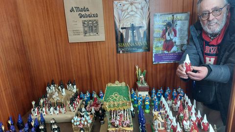 Francisco Luis L&oacute;pez, con su representaci&oacute;n de la Semana Santa