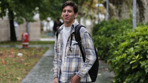 Brais Cano, patinador y alumno de Aeroespacial