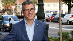 Hugo Mor�n, durante una visita a Vigo.
