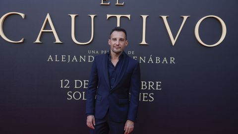 Amen�bar, este mi�rcoles en la premi�re de �El cautivo� en Madrid. 