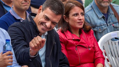 Las im�genes del acto de Pedro S�nchez en Oviedo