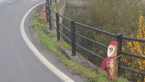 Decoracin navidea en Carballeda de Valdeorras