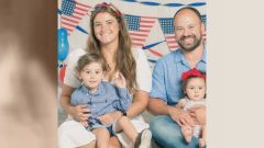 Jennifer Eileen Fern�ndez, de Nueva Jersey, junto a su familia