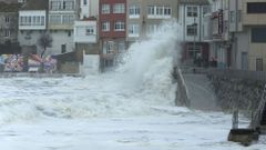 La alerta roja en el mar dej� im�genes impactantes por toda la Costa da Morte