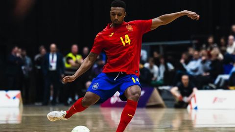 Renato Lopes, durante un partido con la selecci�n espa�ola.