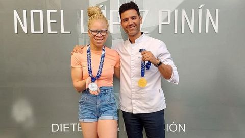 Con Adiaratou Iglesias