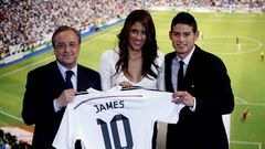 El primer d�a blanco de James Rodr�guez