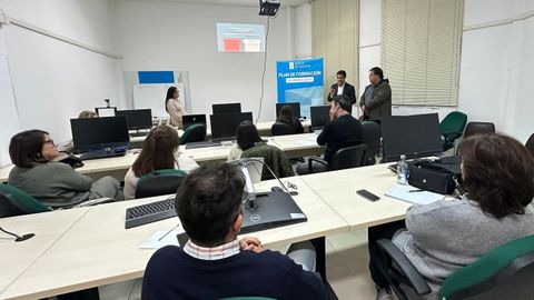 Un momento de la jornada de formacin en Ribadavia