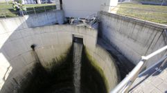 Estaci�n depuradora de aguas de Ferrol, en foto de archivo