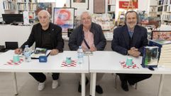 Antonio Tiz�n, no centro, divulgou �Madri�a� en Espiral Maior Foro 