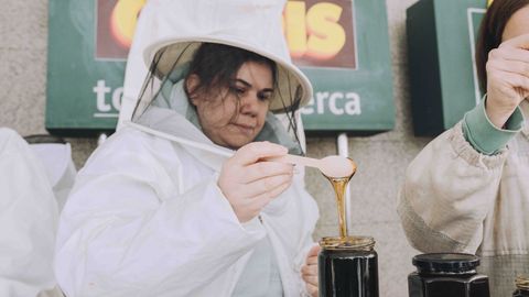 Concentraci�n en Ourense por el denominado fraude del miel