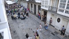 Concierto al aire libre celebrado en la calle Magdalena el pasado verano.