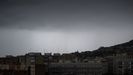 Cielo de tormenta sobre Barcelona.