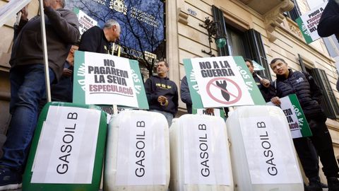 Agricultores de toda Europa se han manifestado para protestar por el alza en los precios del gasoil y los fertilizantes
