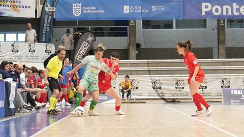 Final de la Copa Galicia 2026 entre Poio Pescamar y Castro Bloques Cando disputada en Pontevedra