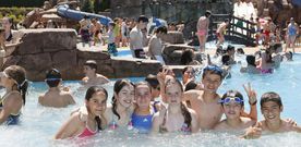 Los escolares tendr�n el privilegio de darse el primer ba�o de la temporada en el parque acu�tico. 