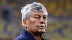 Mircea Lucescu, seleccionador de Ruman�a.